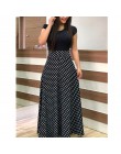 Wiosna jesień dla kobiet sukienka 2020 Casual z długim rękawem O-neck tunika sukienki Patchwork moda nadruk w stylu Vintage Maxi