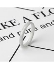 3 MM lekkie czarno-białe pierścienie ceramiczne dla kobiet mężczyzn gładka powierzchnia cięcia biżuteria ceramiczna męski pierśc