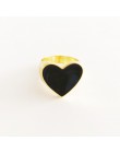 2019 nowości muszą mieć Vintage złoty kolor czerwone serce pierścienie dla kobiet minimalistyczny Party Knuckle Rings rozmiar 7