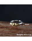 V. YA 925 Sterling Silver Vintage Lotus Flower otwarty pierścień złoty kolor roślin pierścienie kwiatowe dla kobiet dziewczyn mo