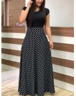 Wiosna jesień dla kobiet sukienka 2020 Casual z długim rękawem O-neck tunika sukienki Patchwork moda nadruk w stylu Vintage Maxi
