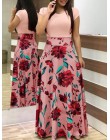 Wiosna jesień dla kobiet sukienka 2020 Casual z długim rękawem O-neck tunika sukienki Patchwork moda nadruk w stylu Vintage Maxi