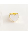 2019 nowości muszą mieć Vintage złoty kolor czerwone serce pierścienie dla kobiet minimalistyczny Party Knuckle Rings rozmiar 7
