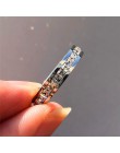Boho kobieta kryształ CZ kamienny pierścień stal nierdzewna vintage kobiety obrączki moda obietnica żółty złoty pierścionek zarę