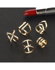 5 sztuk/zestaw klasyczny złoty kolor V Chevron pierścienie geometryczne nieregularne zestaw pierścieni Lady Charm biżuteria kost