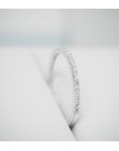 Proste cyrkonia cienkie pierścienie dla kobiety elegancka róża złoty kolor Bridal wedding Party biżuteria na palce dziewczyna pr