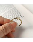 ZHOUYANG pierścień dla kobiet delikatny Mini perła cienki pierścień minimalistyczny podstawowy styl światło żółte złoto kolor bi