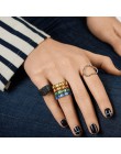 Moda 3A sześcienny pierścionek z cyrkonią dla kobiet mężczyzn 2020 czeski kolorowy pierścień tęczy kobieta Diy komunikat pierści