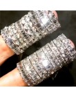 Handmade Eternity pierścień przyrzeczenia 925 srebro AAAA cz obrączka obrączki dla kobiet mężczyzn Finger Party biżuteria