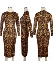 HAOYUAN Sexy Cheetah wzór w cętki Midi sukienka kobiety ubrania Plus rozmiar Vestido elegancki pasek Spaghetti Bodycon sukienki 