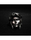 Mitologii greckiej Gorgon potwór 316L pierścienie ze stali nierdzewnej Horror jadowitych węży węża włosy Medusa pierścień biżute