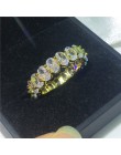 Handmade Eternity pierścień przyrzeczenia 925 srebro AAAA cz obrączka obrączki dla kobiet mężczyzn Finger Party biżuteria