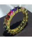 Handmade Eternity pierścień przyrzeczenia 925 srebro AAAA cz obrączka obrączki dla kobiet mężczyzn Finger Party biżuteria