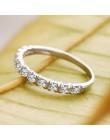 Stracić pieniądze promocja romantyczna wieczna miłość shiny cyrkon 925 sterling silver ladies'finger pierścionki dla kobiet biżu