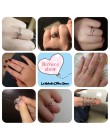 Zwięzłe Unisex Fashion niestandardowe regulowane otwarcie pierścień ze stali nierdzewnej srebrny Trendy wysokiej jakości obrączk