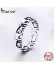BAMOER Trendy 100% 925 Sterling Silver wieżowych kolekcja zwierząt słoń rodzina pierścienie dla kobiet biżuteria srebrna SCR344