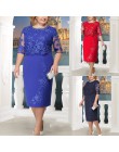 Rimiut 5XL 6XL kobiety lato jesień duży rozmiar sukienka elegancka koronka sukienka kobiet duże rozmiary suknie wieczorowe vesti