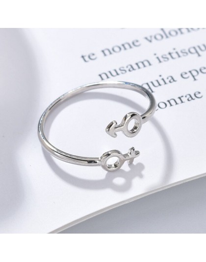 Zwięzłe Unisex Fashion niestandardowe regulowane otwarcie pierścień ze stali nierdzewnej srebrny Trendy wysokiej jakości obrączk