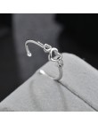 Zwięzłe Unisex Fashion niestandardowe regulowane otwarcie pierścień ze stali nierdzewnej srebrny Trendy wysokiej jakości obrączk