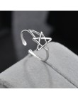 Zwięzłe Unisex Fashion niestandardowe regulowane otwarcie pierścień ze stali nierdzewnej srebrny Trendy wysokiej jakości obrączk