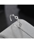 Zwięzłe Unisex Fashion niestandardowe regulowane otwarcie pierścień ze stali nierdzewnej srebrny Trendy wysokiej jakości obrączk