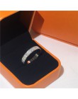 Vecalon Eternity pierścień przyrzeczenia 925 srebro 3 wiersze Pave AAAAA Cz komunikat obrączka pierścionki dla kobiet mężczyzn b