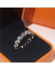 Vecalon Eternity pierścień przyrzeczenia 925 srebro 3 wiersze Pave AAAAA Cz komunikat obrączka pierścionki dla kobiet mężczyzn b