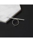 RscvonM minimalistyczne pierścienie Midi dla kobiet moda geometryczny długi pasek Knuckle biżuteria w stylu Vintage złoty kolor 