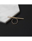 RscvonM minimalistyczne pierścienie Midi dla kobiet moda geometryczny długi pasek Knuckle biżuteria w stylu Vintage złoty kolor 