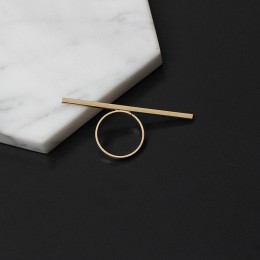 RscvonM minimalistyczne pierścienie Midi dla kobiet moda geometryczny długi pasek Knuckle biżuteria w stylu Vintage złoty kolor 