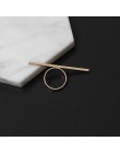 RscvonM minimalistyczne pierścienie Midi dla kobiet moda geometryczny długi pasek Knuckle biżuteria w stylu Vintage złoty kolor 
