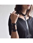 YD & YDBZ nowy skórzany pierścień dla kobiet 2019 projektant mody Punk Style biżuteria pierścionki Handmade sztuczna skóra biżut