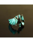 2018 Fashion Ring Dragon Luminous Rings Glow In Dark pterozaur Rings Finger Ringe złoty srebrny regulowany Man biżuteria ręczna