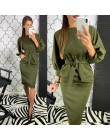 Kobiety w stylu Vintage latarnia rękaw skrzydła Party D ress z długim rękawem O szyi jednolita sukienka elegancka sukienka 2019 