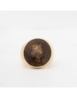 F. j4Z moda w stylu Vintage Ring Finger dla kobiet monety oczu górne pierścienie kobiece pierścionki biżuteria dziewczyny prezen
