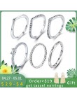 WOSTU 2019 nowy 100% 925 Sterling Silver Shimmering życzenie wieżowych palec serdeczny dla kobiet moda oryginalna biżuteria prez