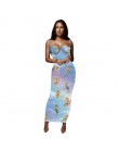 Seksowny wzór w cętki skóra węża sukienka kobiety Backless elegancka Bodycon smukła sukienka ołówkowa Plus rozmiar przepuszczaln