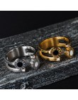 MSX Fashion pierścionek ze stali nierdzewnej złoty posrebrzany cyfry rzymskie obrączki biały czarny żywica obrączka ślubna dla k