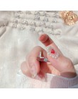 ANENJERY Dainty Micro cyrkon A-Z inicjały pierścionki dla kobiet 925 srebro nazwa pierścionki regulowany S-R400