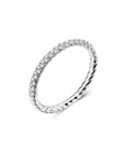 WOSTU 2019 nowy 100% 925 Sterling Silver Shimmering życzenie wieżowych palec serdeczny dla kobiet moda oryginalna biżuteria prez