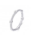 WOSTU 2019 nowy 100% 925 Sterling Silver Shimmering życzenie wieżowych palec serdeczny dla kobiet moda oryginalna biżuteria prez