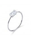 WOSTU 2019 nowy 100% 925 Sterling Silver Shimmering życzenie wieżowych palec serdeczny dla kobiet moda oryginalna biżuteria prez