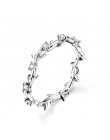 WOSTU 2019 nowy 100% 925 Sterling Silver Shimmering życzenie wieżowych palec serdeczny dla kobiet moda oryginalna biżuteria prez