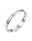 WOSTU 2019 nowy 100% 925 Sterling Silver Shimmering życzenie wieżowych palec serdeczny dla kobiet moda oryginalna biżuteria prez
