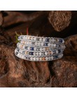 YGLINE kobiety bransoletka boho z kamienia naturalnego 5X skórzana bransoletka z kamienia bransoletka z paciorkami Drop shipping