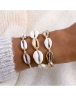 IPARAM Bohemia osłona w stylu vintage Rope Chain bransoletka kobiety plaża morze bransoletka z muszli Anklet biżuteria Party pre