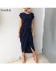 2020 długie sukienki imprezowe Plus rozmiar lato z krótkim rękawem kobiety sukienka elegancka Maxi luźne Vestidos sukienki letni