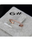 CWWZircons regulowana bransoletka typu bangle dla kobiet urzekają Bar suwak Brilliant CZ różowe złoto kolor biżuteria Pulseira F