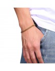 Męska bransoletka Curb kubański Link Chain męskie bransoletki damskie ze stali nierdzewnej złoty Tone nie znikną 3mm do 11mm