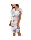 Kobiety kwiatowy Print plaża sukienka moda Boho letnie sukienki damskie Vintage bandaż Bodycon Party Dress Vestidos Plus rozmiar